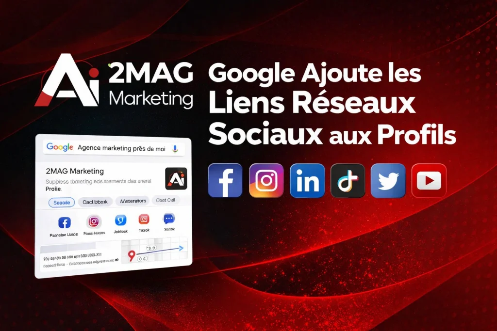 Google Ajoute les Liens Réseaux Sociaux aux Profils - 2MAG