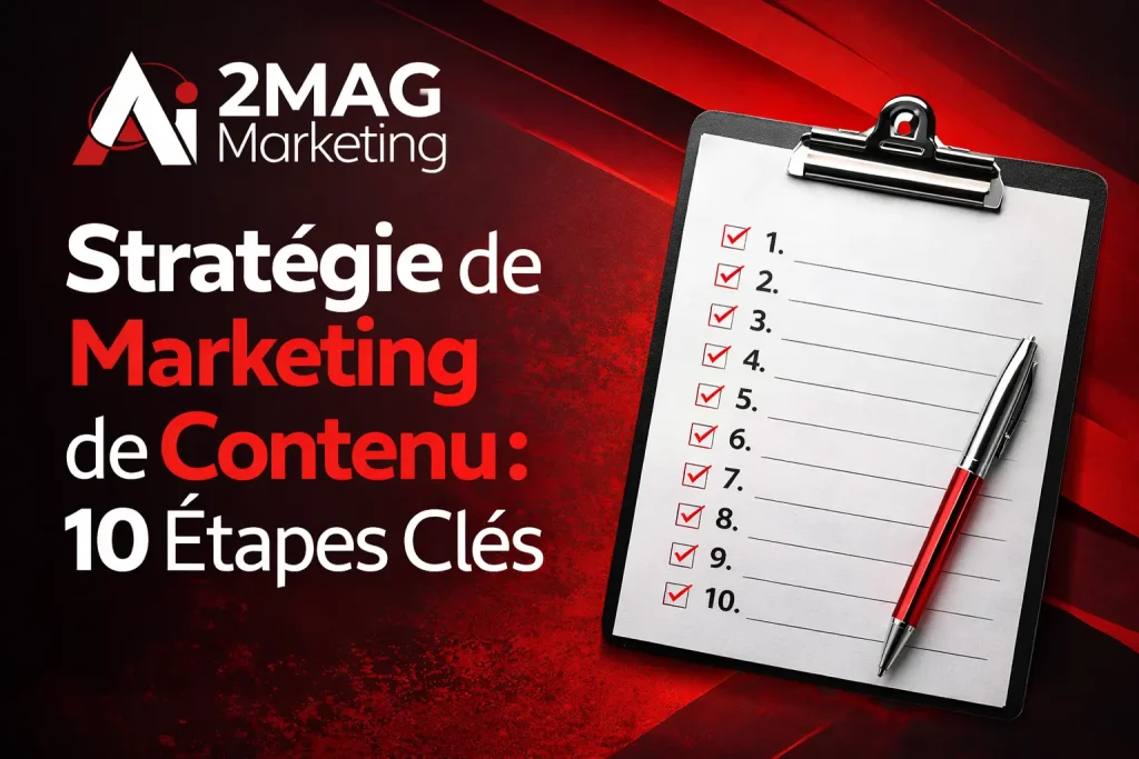 Stratégie de Marketing de Contenu : 10 Étapes Clés - 2MAG