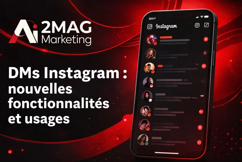 DMs Instagram : nouvelles fonctionnalités et usages - 2MAG