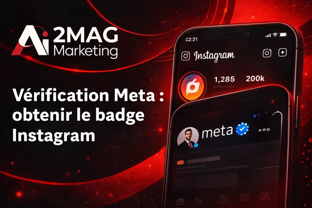 Vérification Meta : obtenir le badge Instagram - 2MAG