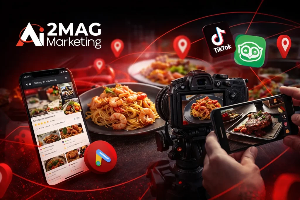 Stratégie digitale pour un restaurant - 2MAG