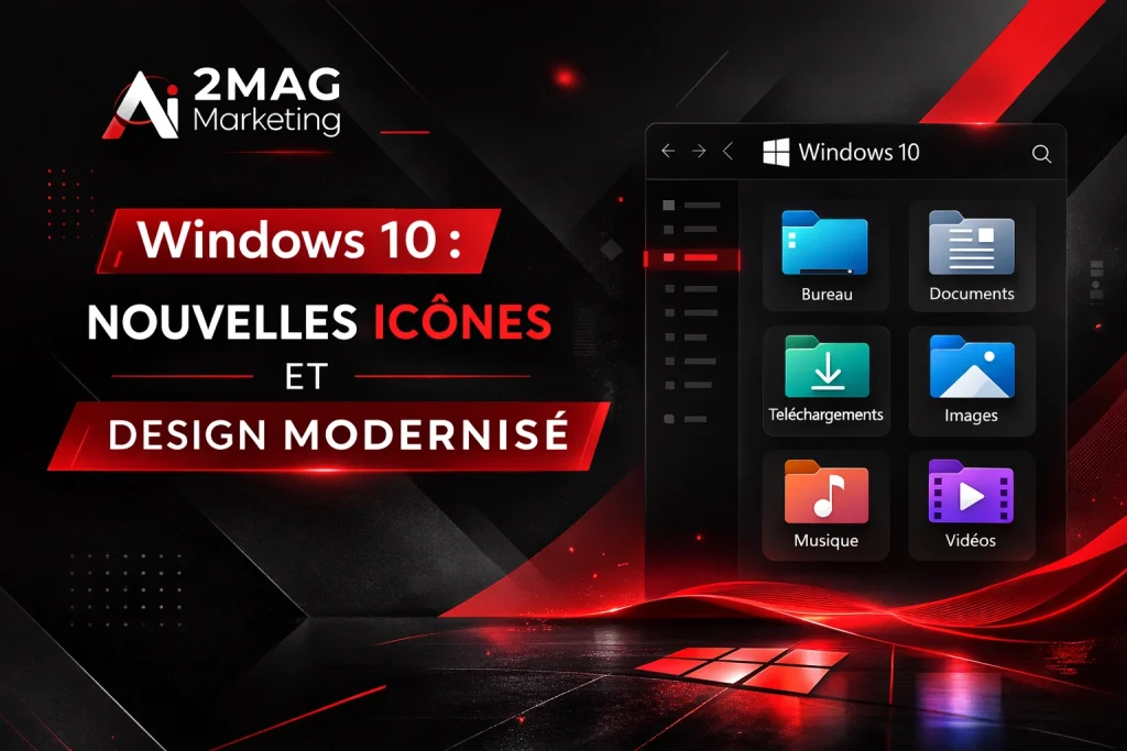Windows 10 : nouvelles icônes et design modernisé - 2MAG