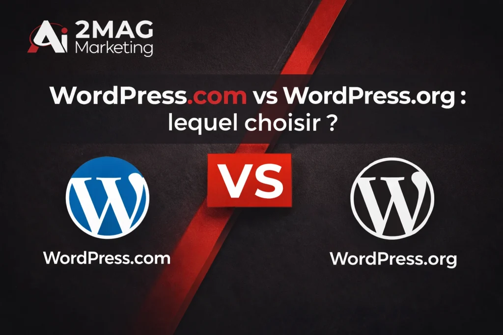 WordPress.com vs WordPress.org : lequel choisir ? - 2MAG