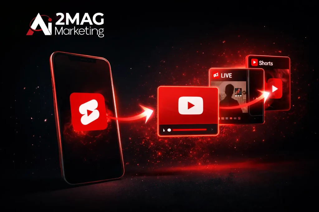 YouTube Shorts : Nouvelle fonction de liaison - 2MAG